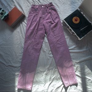 Rough Rider Size 25 Lilac High Rise Jeans